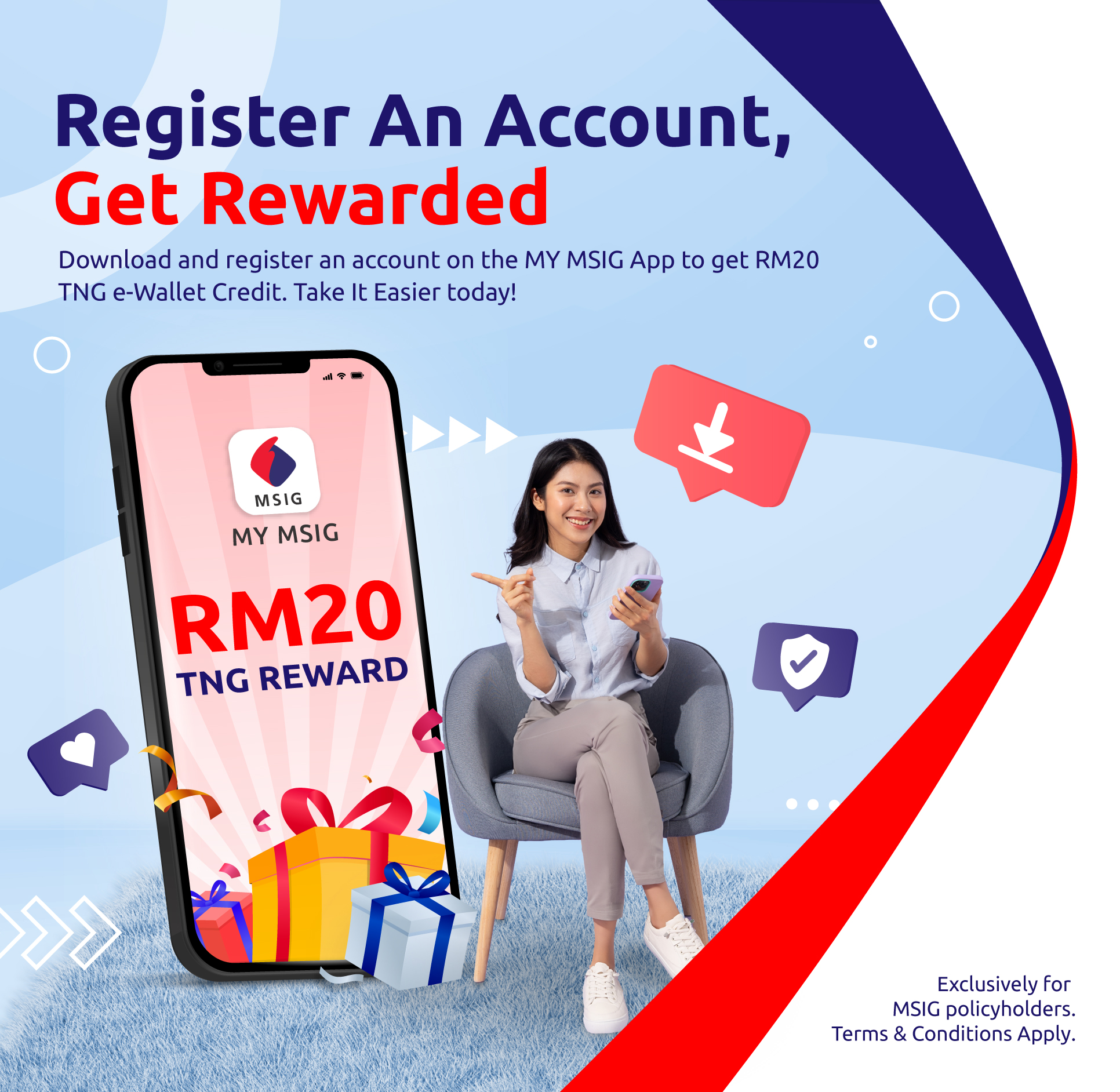 Image of Register An Account, Get Rewarded